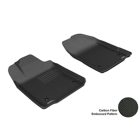 3D Maxpider LEXUS ES350 2007-2012 KAGU BLACK R1 Floor Mat L1LX00011509